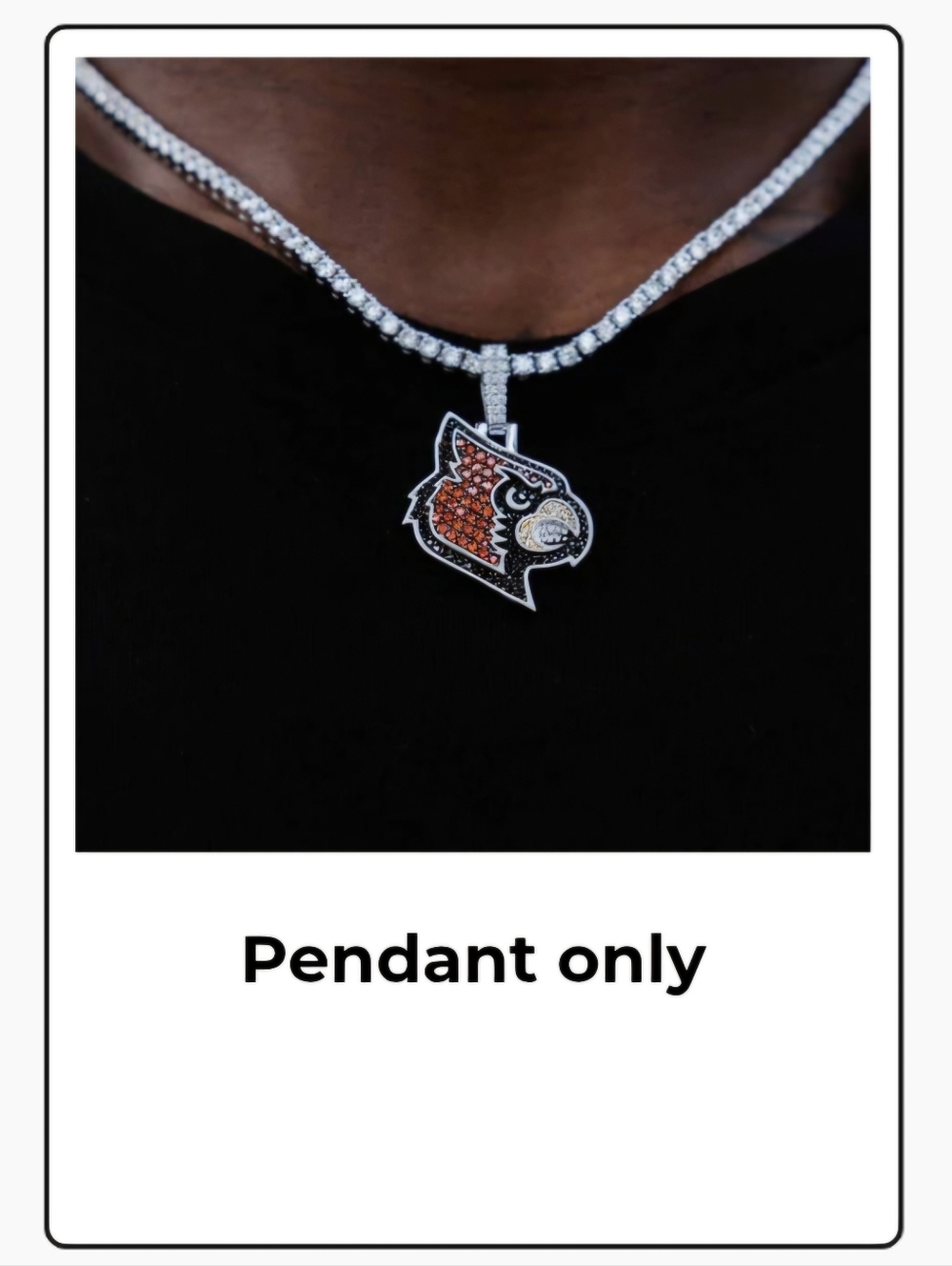 NCAA U of L Cardinals Football Team Pendant